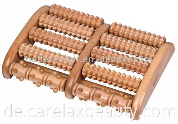 5ROW Holzfußmassagegeräte für Füße Holzrolle